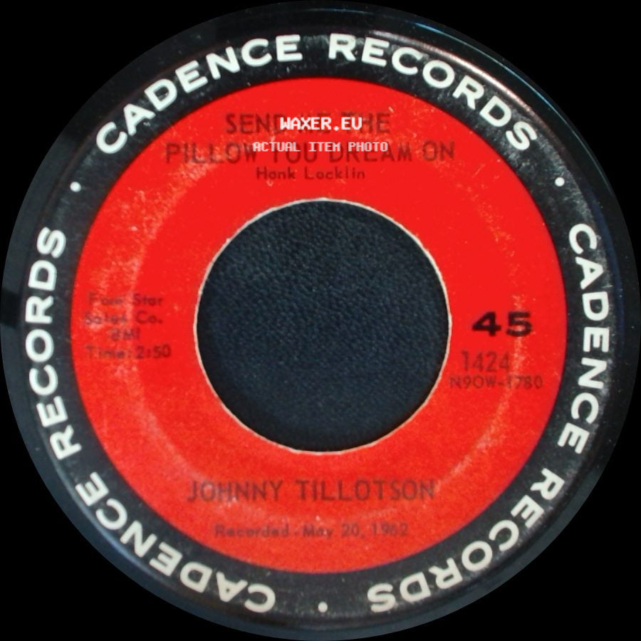 Johnny Tillotson - What'll I Do / Send Me The Pillow You Dream On side B