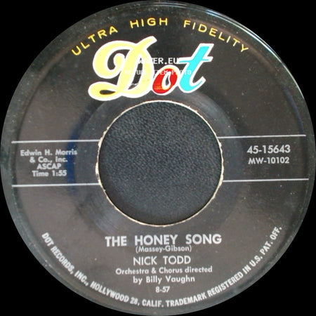 Nick Todd - The Honey Song / Plaything side A