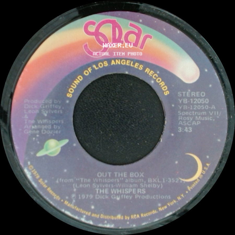 The Whispers - Out The Box / Welcome Into My Dream side A