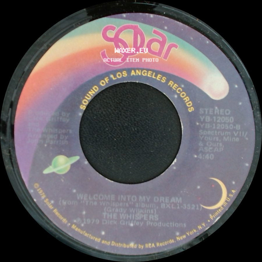 The Whispers - Out The Box / Welcome Into My Dream side B