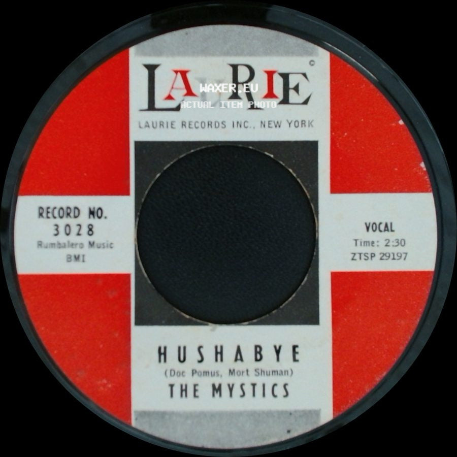The Mystics - Hushabye / Adam And Eve side A