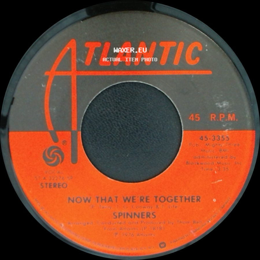 Spinners - The Rubberband Man / Now That We're Together side B