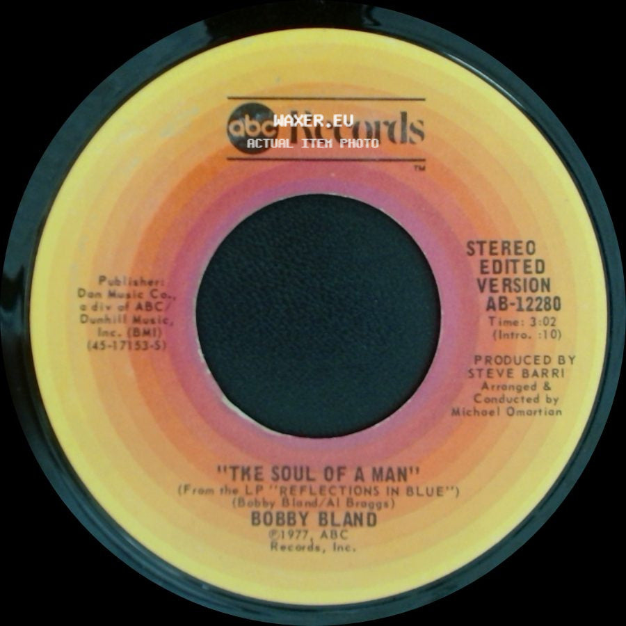 Bobby Bland - The Soul Of A Man / If I Weren't A Gambler side A