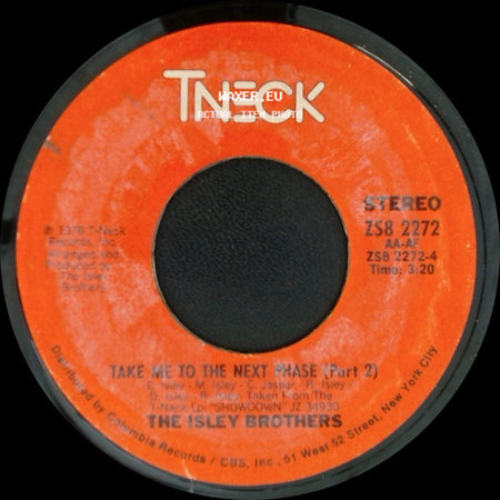 The Isley Brothers - Take Me To The Next Phase (Part 1) / Take Me To The Next Phase (Part 2) side B
