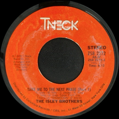The Isley Brothers - Take Me To The Next Phase (Part 1) / Take Me To The Next Phase (Part 2) side A