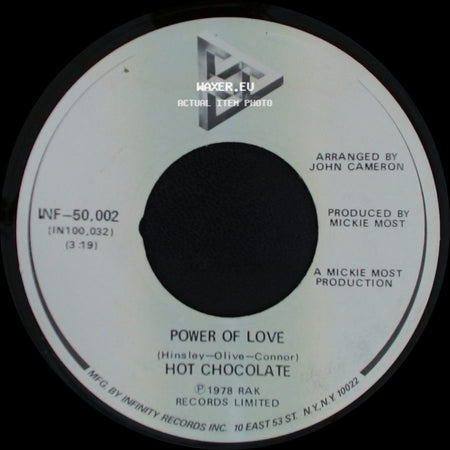 Hot Chocolate - Every 1's A Winner / Power Of Love side B
