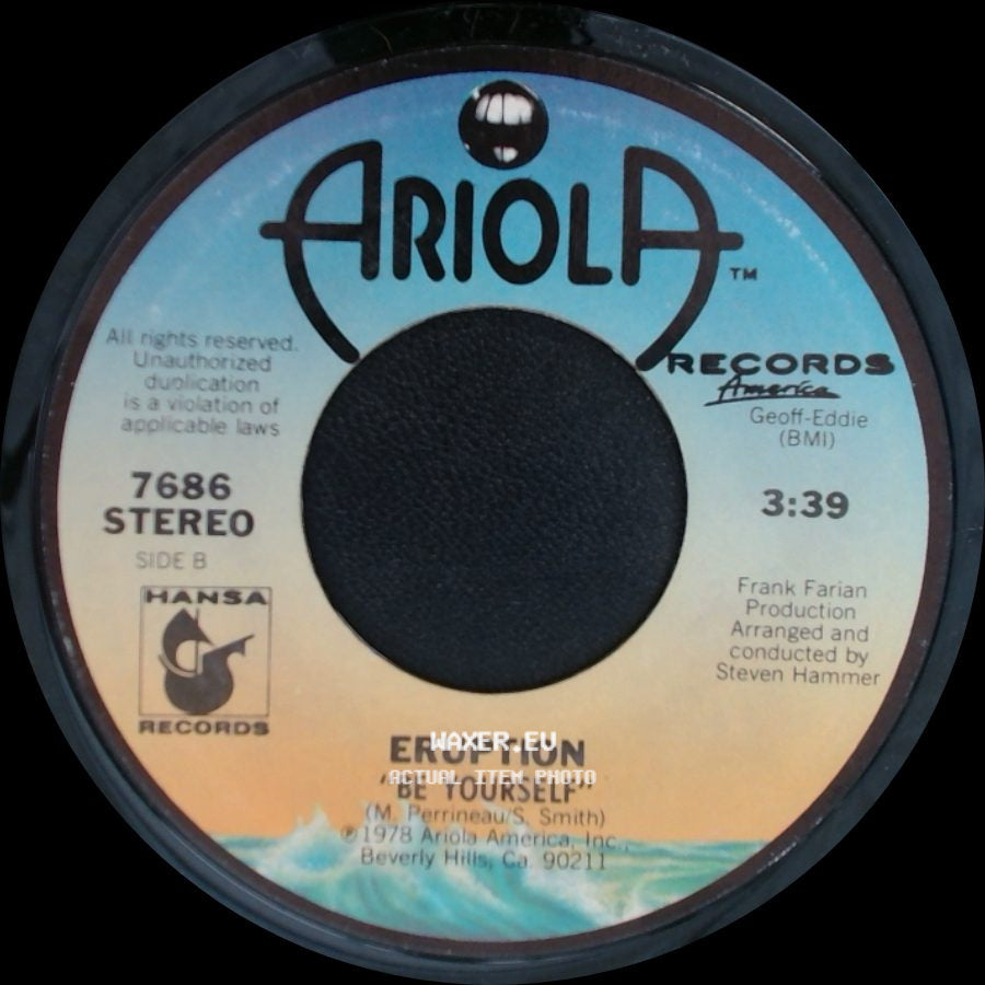 Eruption - I Can't Stand The Rain / Be Yourself side B
