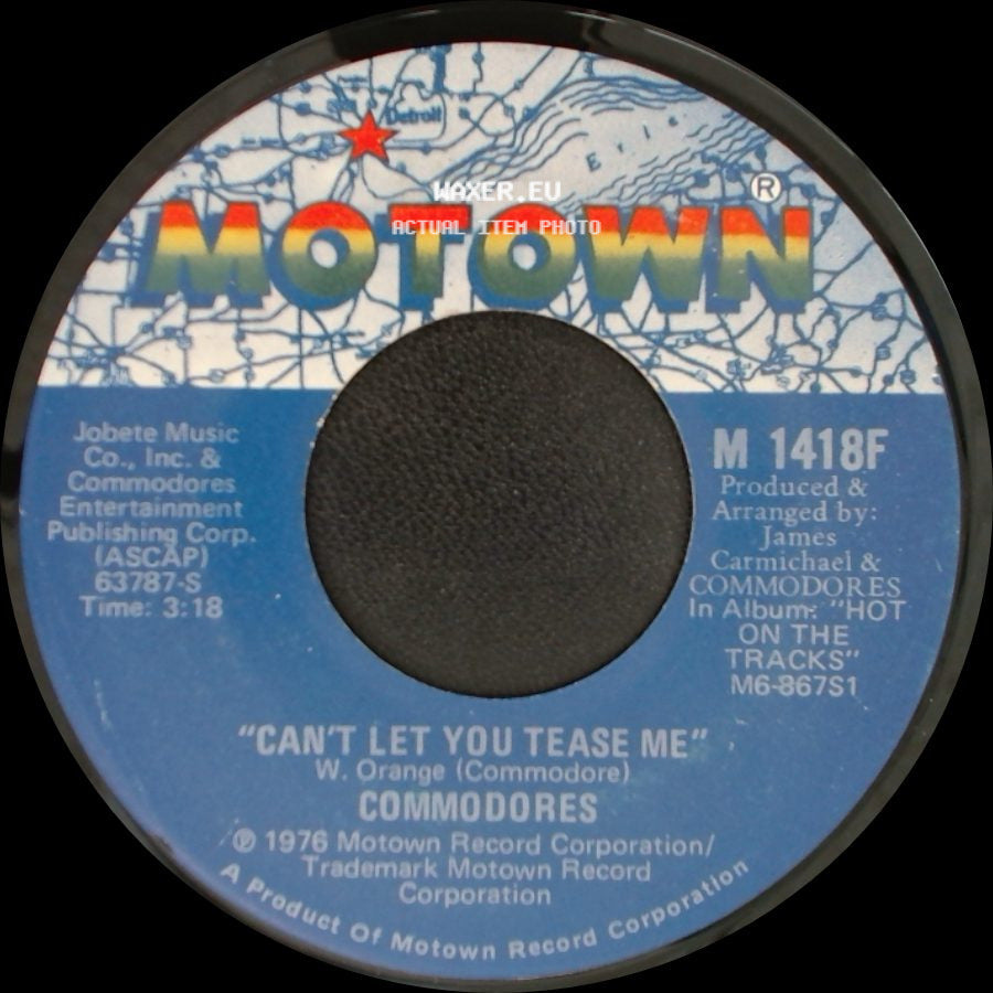 Commodores - Easy / Can't Let You Tease Me side B