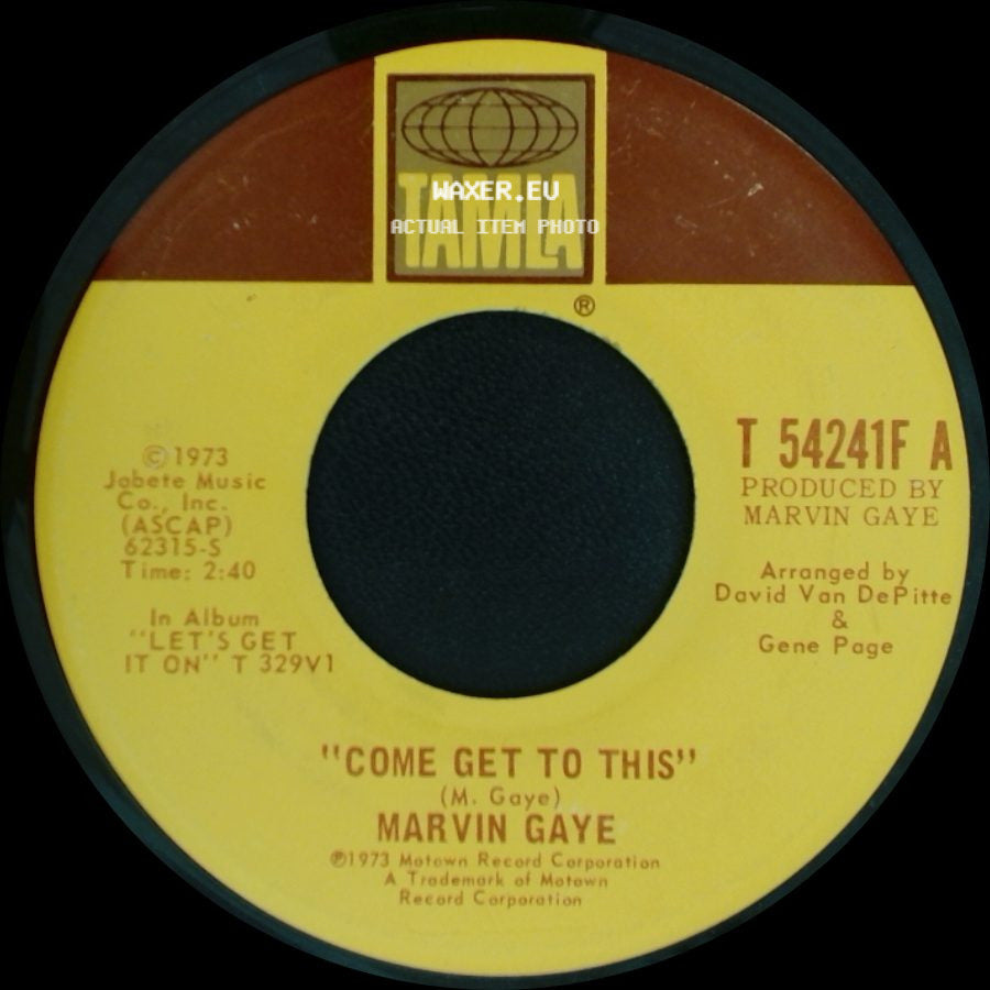 Marvin Gaye - Come Get To This / Distant Lover side A
