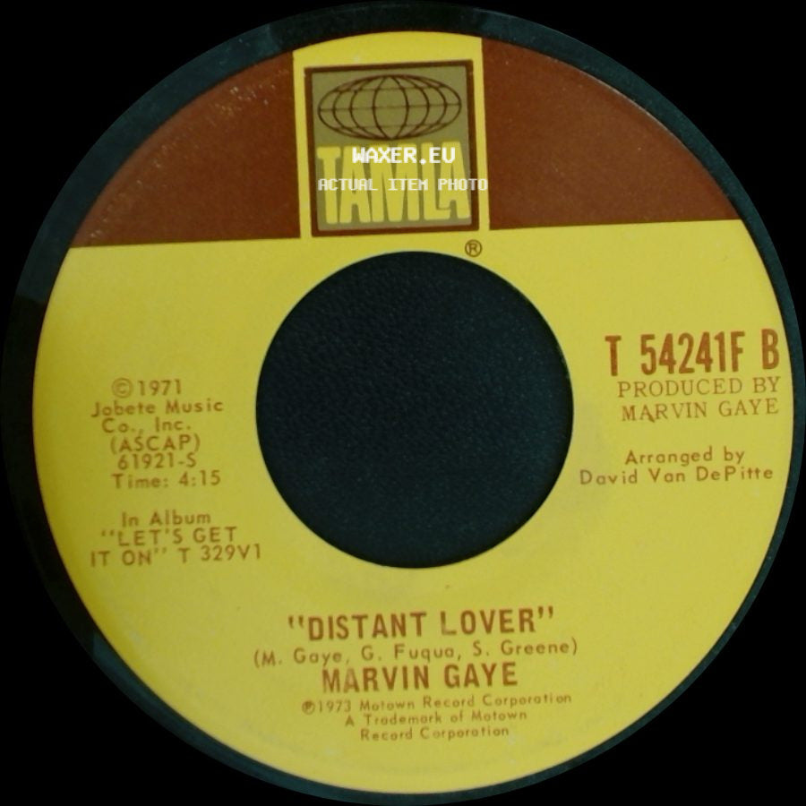 Marvin Gaye - Come Get To This / Distant Lover side B