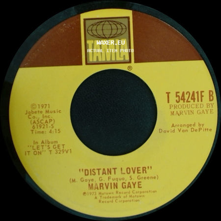 Marvin Gaye - Come Get To This / Distant Lover side B
