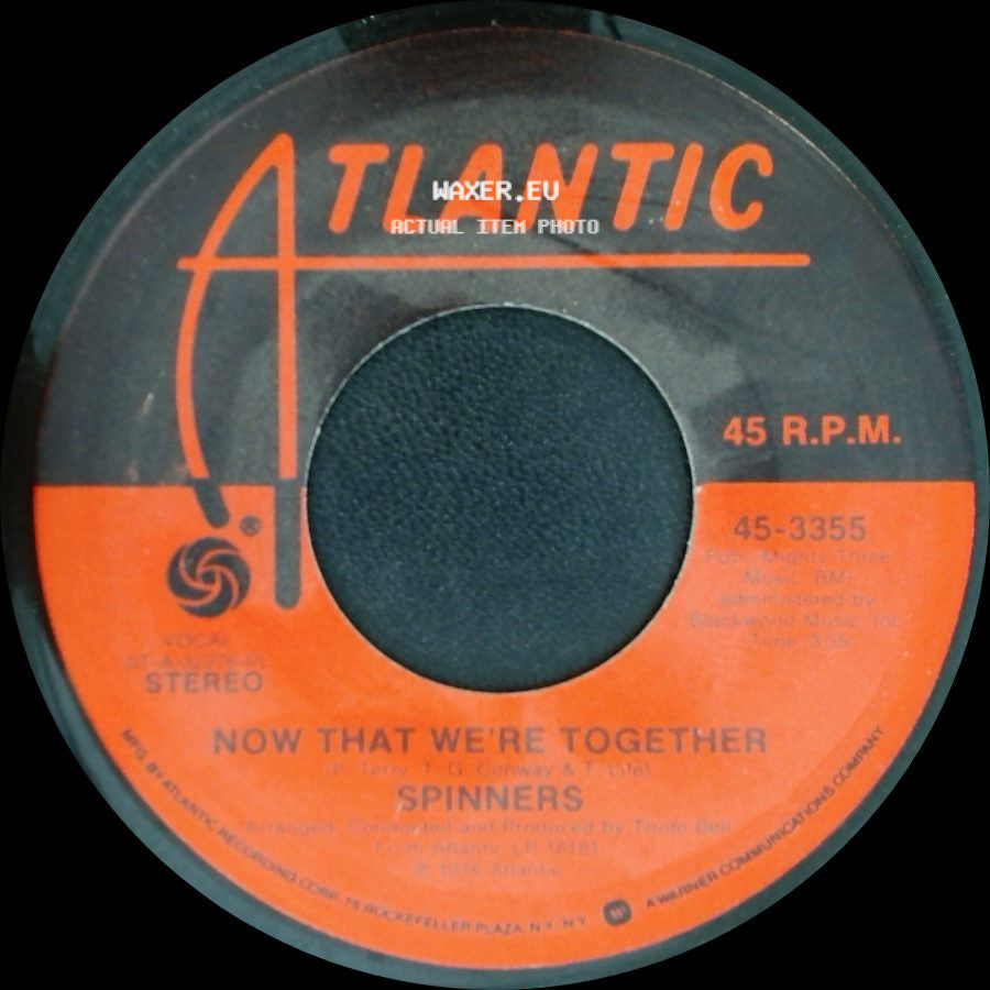 Spinners - The Rubberband Man / Now That We're Together side B