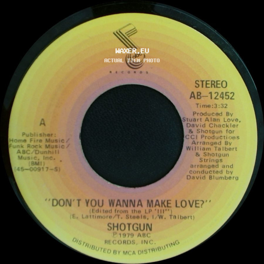 Shotgun - Don't You Wanna Make Love? / Stone Woman side A