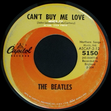 The Beatles - You Can't Do That / Can't Buy Me Love side B