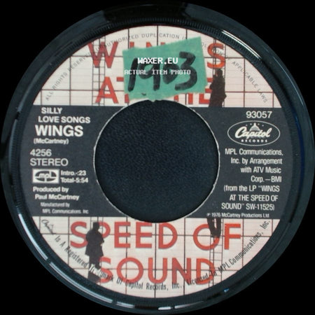 Wings - Silly Love Songs / Cook Of The House side A