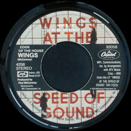 Wings - Silly Love Songs / Cook Of The House side B