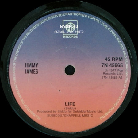 Jimmy James - Whatcha Gonna Do / Life side B