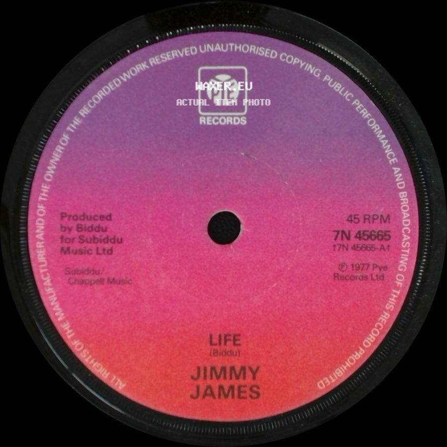 Jimmy James - Watcha Gonna Do / Life side B