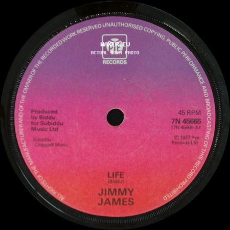 Jimmy James - Watcha Gonna Do / Life side B