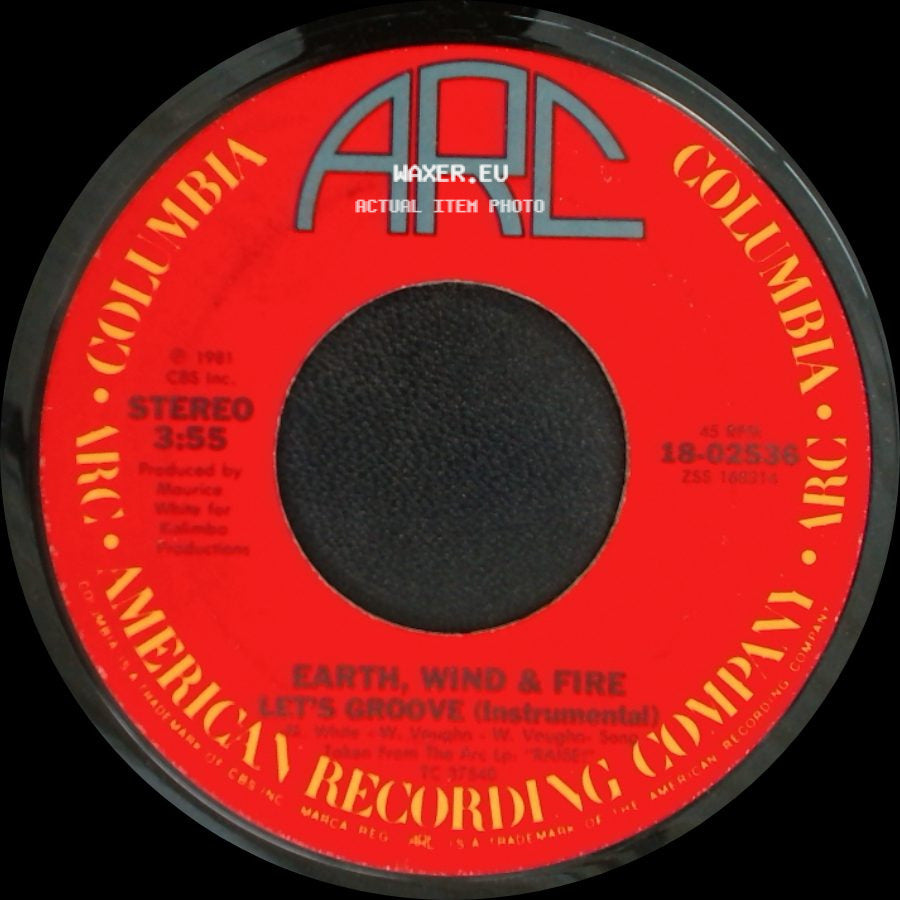 Earth, Wind & Fire - Let's Groove (Instrumental) / Let's Groove side A