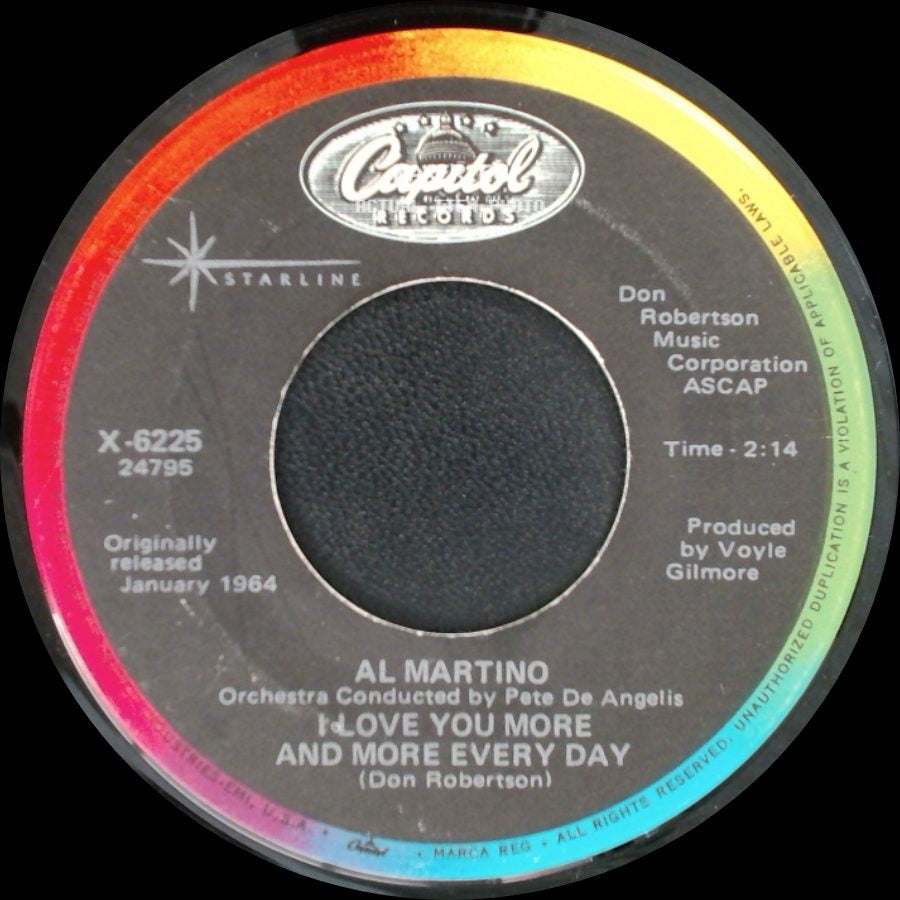 Al Martino - I Love You More And More Every Day / Daddy's Little Girl side A