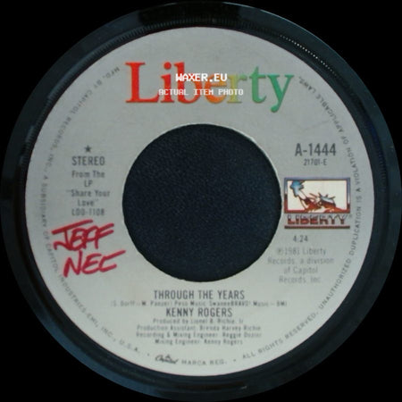Kenny Rogers - Through The Years / So In Love With You side A