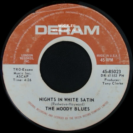 The Moody Blues - Cities / Nights In White Satin side B