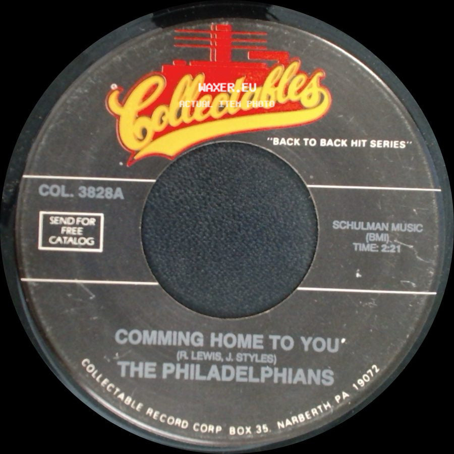 The Philadelphians - Comming Home To You / The Vow side A