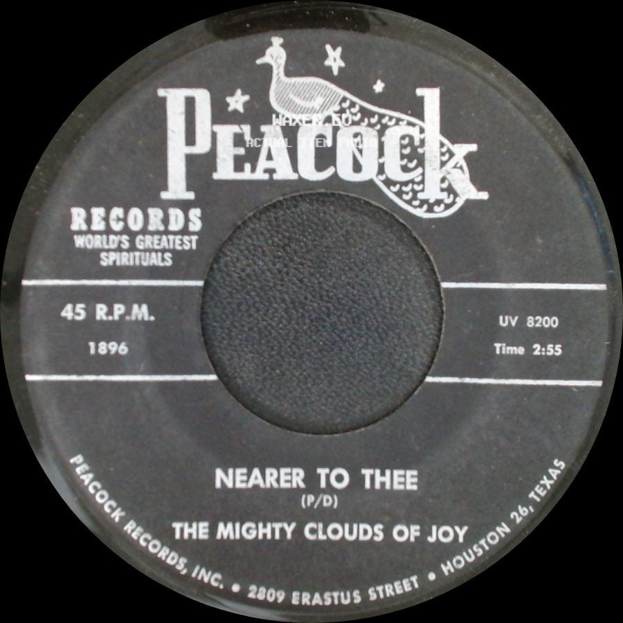 The Mighty Clouds Of Joy - You'll Never Know / Nearer To Thee side B