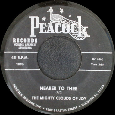 The Mighty Clouds Of Joy - You'll Never Know / Nearer To Thee side B