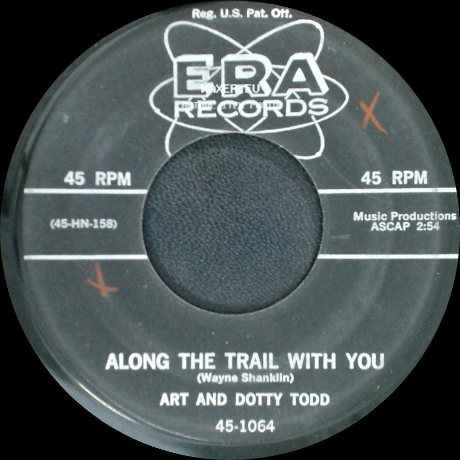 Art And Dotty Todd - Chanson D'amour (Song Of Love) / Along The Trail With You side B