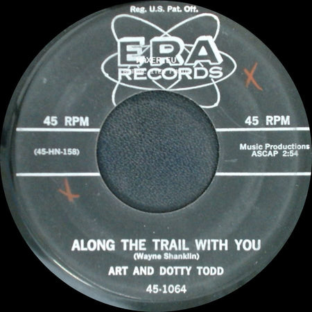 Art And Dotty Todd - Chanson D'amour (Song Of Love) / Along The Trail With You side B
