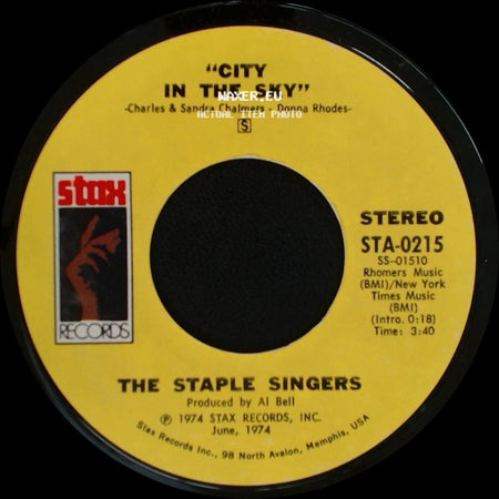 The Staple Singers - That's What Friends Are For / City In The Sky side B