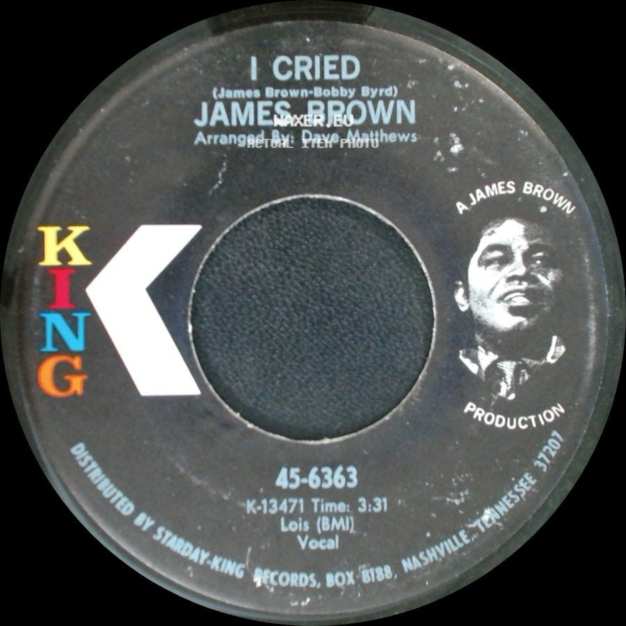 James Brown - World Pt. 2 / I Cried side B