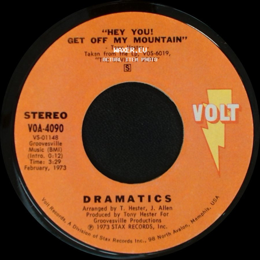 Dramatics - The Devil Is Dope / Hey You! Get Off My Mountain side B
