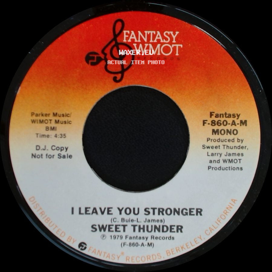 Sweet Thunder - I Leave You Stronger / I Leave You Stronger side B