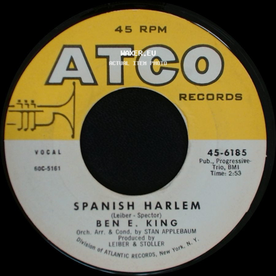 Ben E. King - First Taste Of Love / Spanish Harlem side B