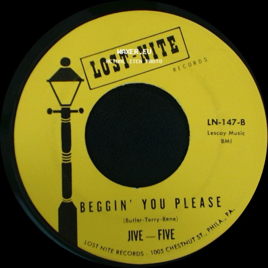 Jive — Five - What Time Is It? / Beggin' You Please side B