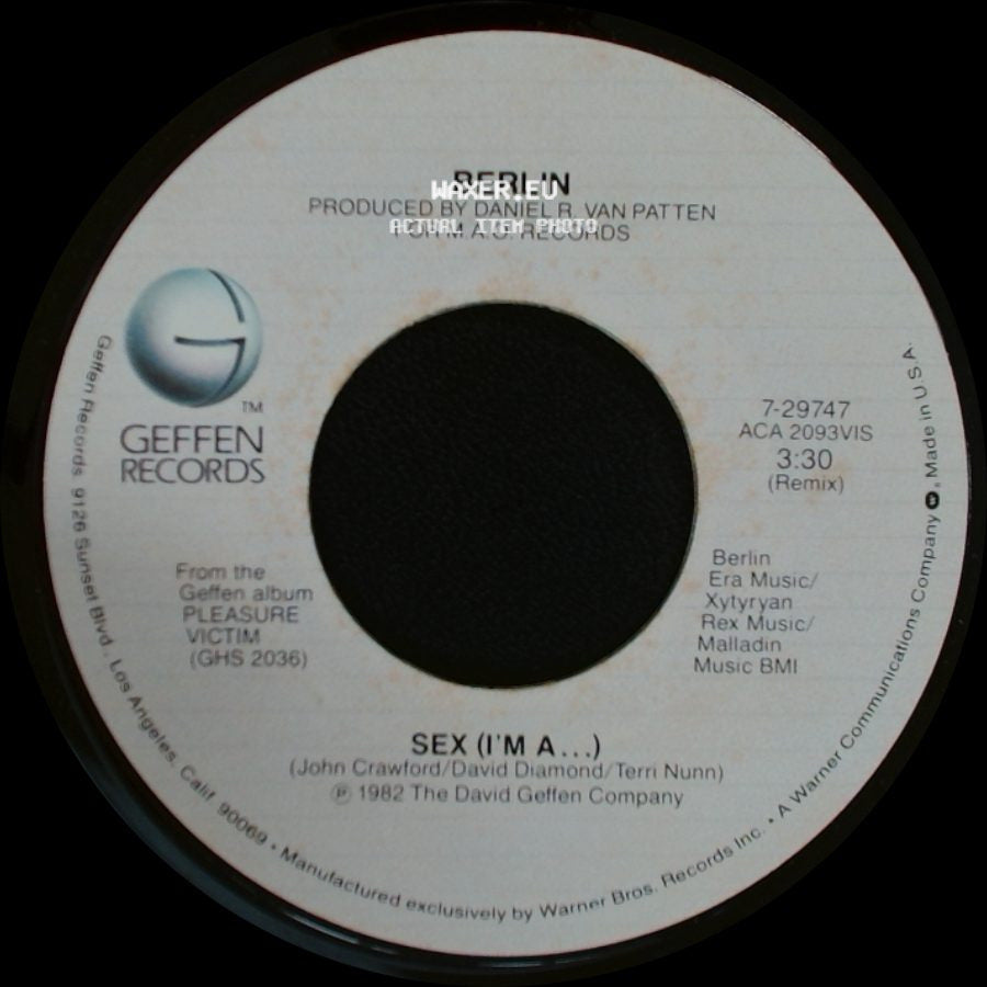 Berlin - Sex (I'm A...) / Tell Me Why side A