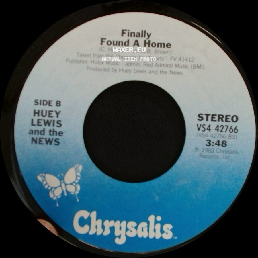 Huey Lewis And The News - I Want A New Drug / Finally Found A Home side B