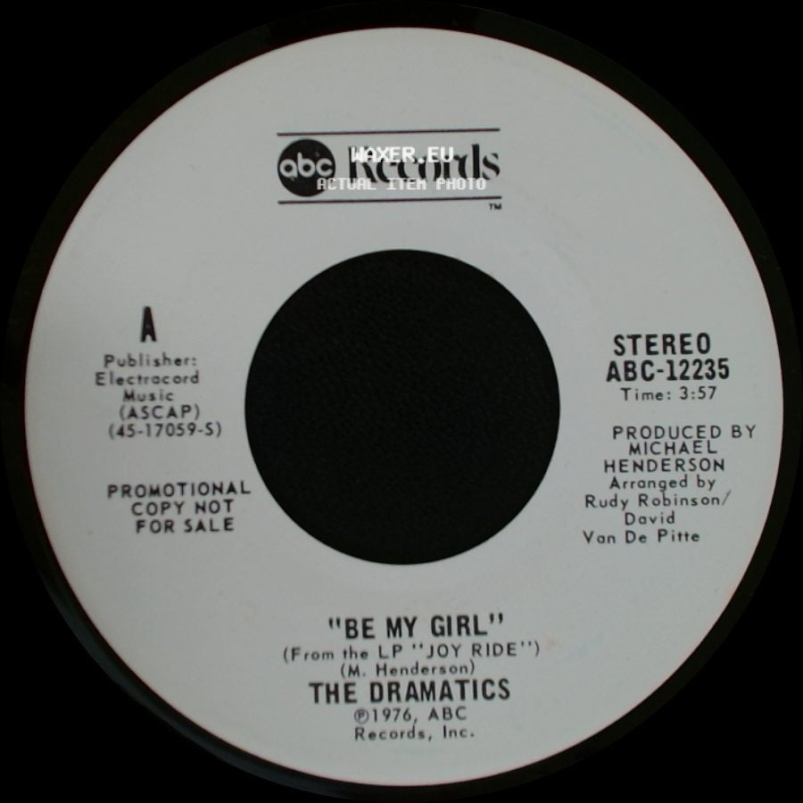 The Dramatics - Be My Girl / Be My Girl side A