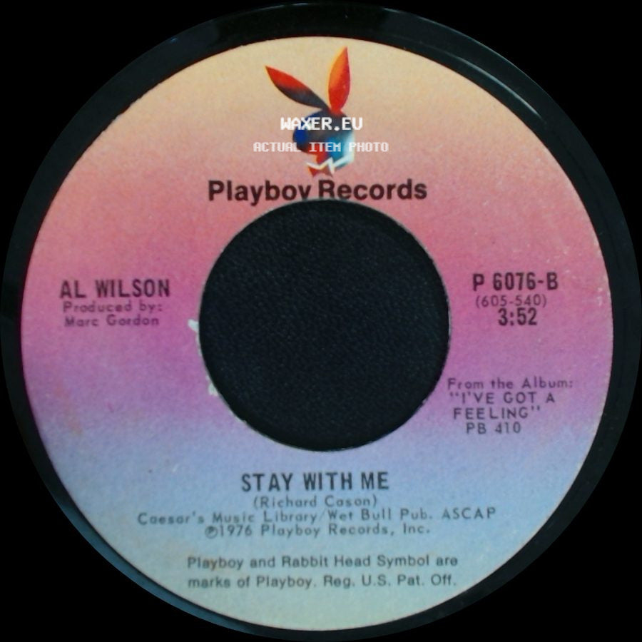 Al Wilson - Baby I Want Your Body / Stay With Me side B