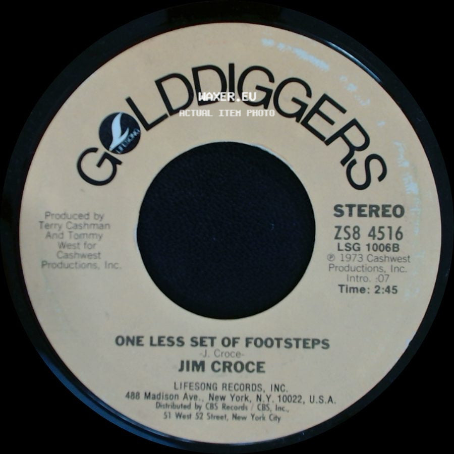Jim Croce - One Less Set Of Footsteps / Operator (That's Not The Way It Feels) side A
