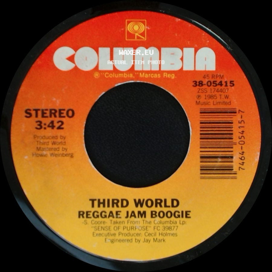 Third World - Reggae Jam Boogie / One To One side A