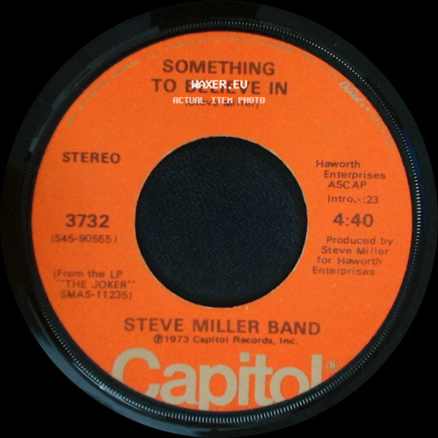 Steve Miller Band - Something To Believe In / The Joker side A