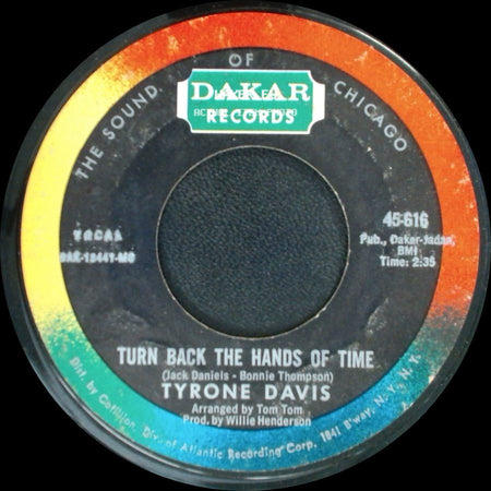 Tyrone Davis - Turn Back The Hands Of Time / Keep Coming Back side A