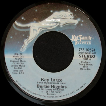 Bertie Higgins - Key Largo / White Line Fever side A