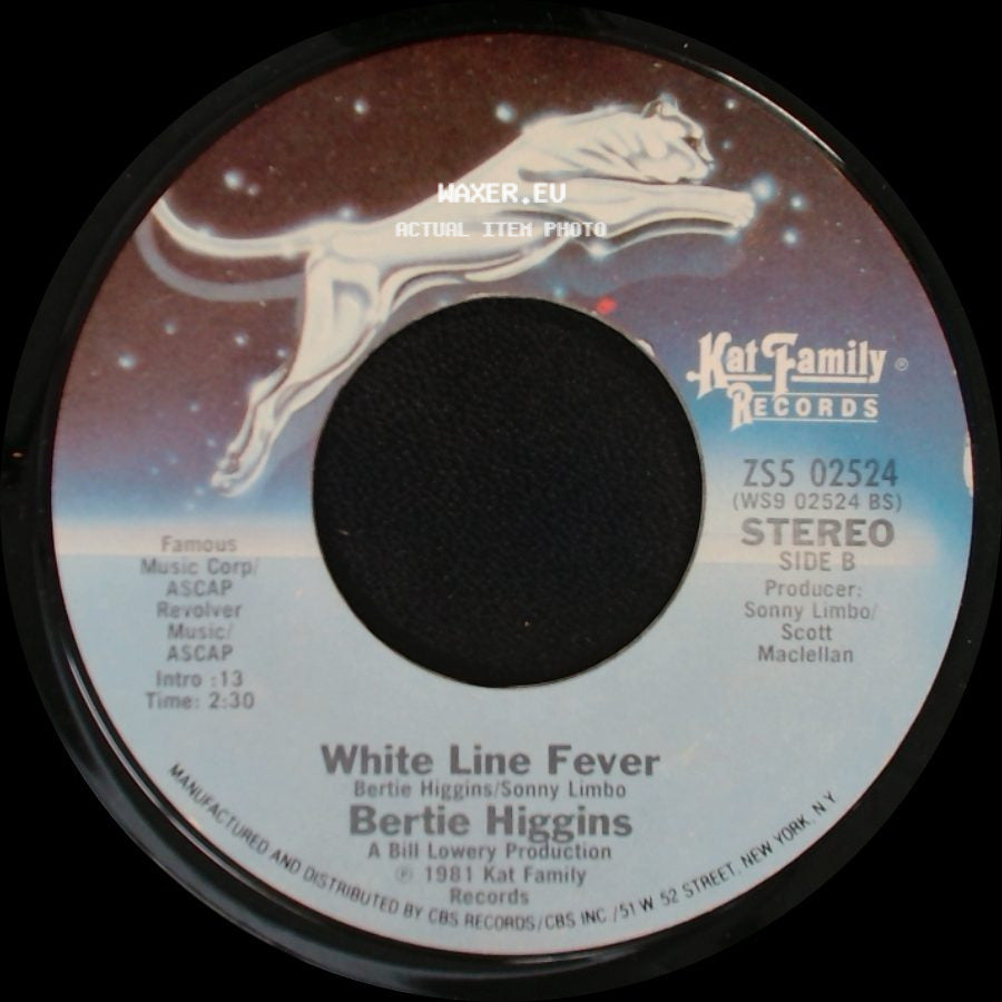 Bertie Higgins - Key Largo / White Line Fever side B