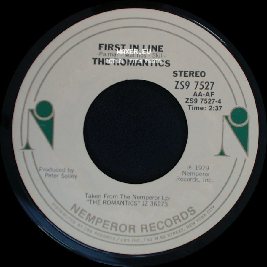 The Romantics - What I Like About You / First In Line side B