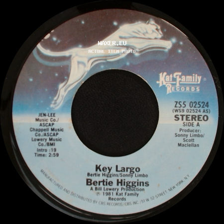 Bertie Higgins - Key Largo / White Line Fever side A